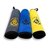 YEUEK 3pcs Pool Cue Billiard Towel with Hook,8-Ball Pool Cue Cleaner Pool Table Felt Cleaner,Coral Fleece...
