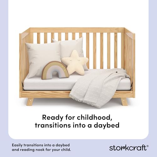 Image of Storkcraft Beckett 3-in-1 Convertible Crib, Natural