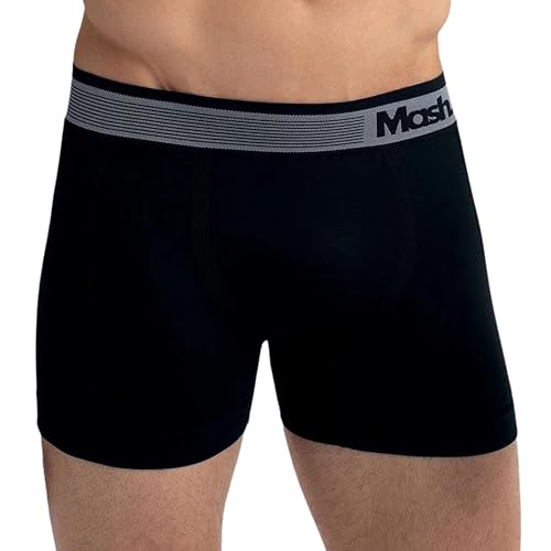 Cueca Boxer Masculina Mash Sem Costura Poliamida Respirável Box A...
