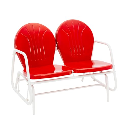 Jack Post BH-10CR Retro Glider, 31-1/4 by 41-3/4 by 34-Inch, Red