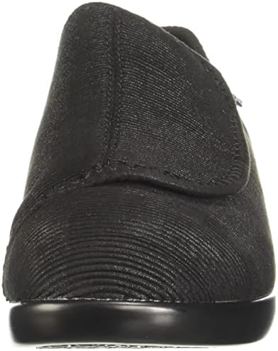 Propet Women's Cush 'N Foot Slipper, Black Corduroy, 7 Narrow | Image 1