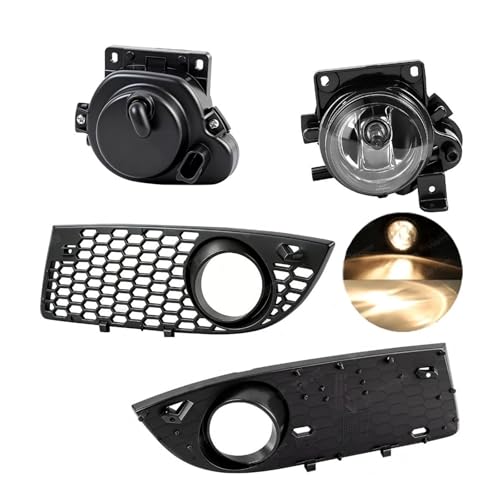 Feu antibrouillard halogène 12V avec cache pour pare-chocs avant VW Jetta MK6 Bora 2008-2015