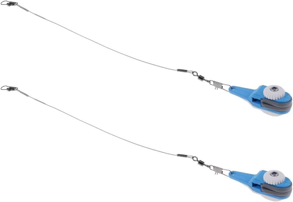 2pcs Adjustable Heavy Duty Downrigger Outrigger Release Clips - Perfect for Saltwater and Freshwater Fishing - for O and Downrigger Boat Fishing - Stainless Steel and Plastic