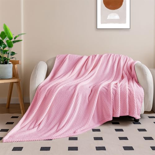 あったか毛布 二枚合わせ 掛け毛布シングル2枚合わせ 180 x 300 cm ブランケット柔らかく肌触ふふモコモコ冷え対策洗えるおしゃれ静電気防止暖い厚手冬用車飛行機機内旅行, ピンク