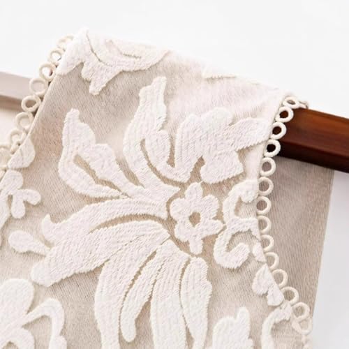 Chaleco de verano mujer de cintura alta con encaje jacquard estilo francés 5