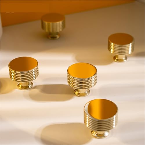 Boutons de meubles en laiton finition chrome brillant chic
