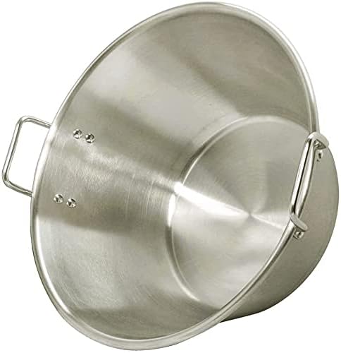 Huge Extra Large XXL 33'' Carnitas Cazo Stainless Steel Caso Pot Pan Wok Gas Stove burner Cook