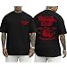 Reuseket Boxing Gym Shirts for Men Boxing Club Vintage Graphic Tee Streetwear Sport Shirts Retro Oversized Workout T-Shirts(Black,2XL)