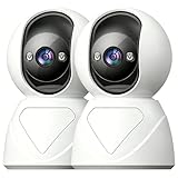 Vision nocturne HD et notification push : ne manquez jamais aucun moment important, même la nuit grâce au mode IR/pleine couleur/double lumière intégré sur la caméra intérieure S800, qui offre une vision nocturne de 9 m. Conçu pour la chambre, la cuisine, la chambre de bébé, la chambre des animaux domestiques. Enregistrez et envoyez une alarme instantanée à votre téléphone une fois que l'objet en mouvement ou le son est détecté.