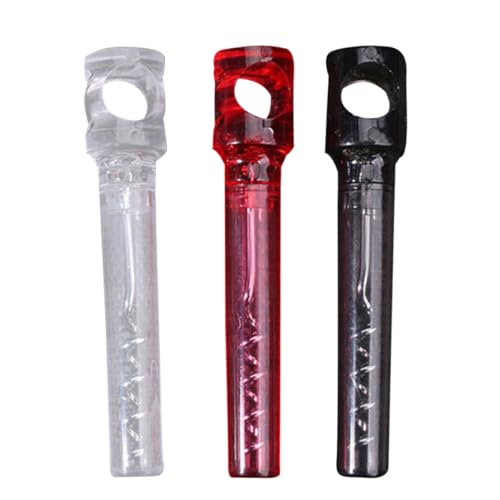 HEMOTON Kit de 3 Sacacorchos de Vino Portátiles Mango de Plástico y Acero, Abridor de Botellas Multifuncional en Forma de T para Uso Doméstico