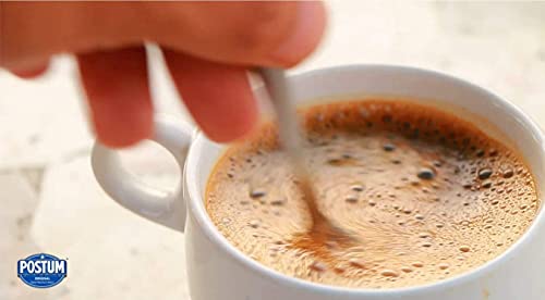 Postum Wheat Bran & Molasses Coffee Substitute - Natural Blend Coffee Alternative Caffeine Free (8Oz) - Caffeine Free, Tasty, Rich, Healthy Coffee Replacement For Breakfast, Gourmet & Pantry Pack #TOP3