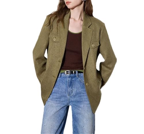 Blazer pour femme chic col sur mesure veste de travail pour le bureau