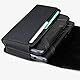 aubaddy Gürteltasche für Zwei Handys, Querformat, Nylon Double Decker Gürtelclip für iPhone 11 Pro Max/Xs Max/8 Plus, Samusng Note 8/9/10 Plus, Galaxy S9 Plus/S10 Plus mit Ultra dünnem Case
