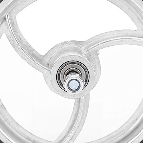 Acessório de substituição de rodas dianteiras de borracha antiderrapante para cadeira de rodas de 7