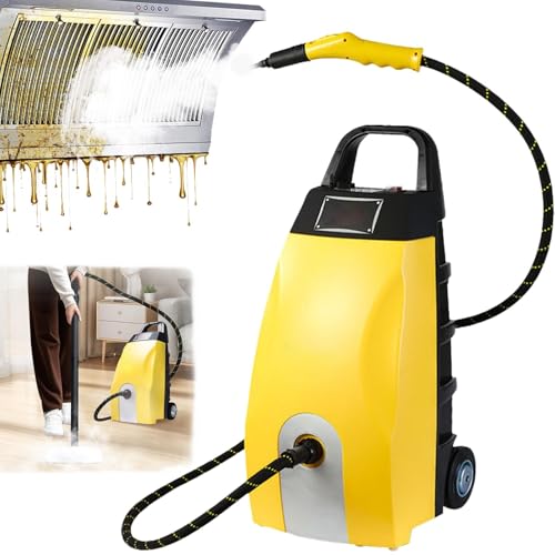 High-Pressure Multi-Purpose Steam Cleaner - 3 5L Tank 230 F Continuous Steam for Home Car AC Cleaning -
