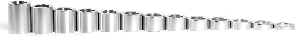 TOFR Chrome 13 Piece OD. 1.5" Wheel Spacer for 1" Axle For Harley Touring Road King Road King Road Glide Electra Glide 00-07 Dyna Street Bob Low Rider 04-07 Sportster 883 1200 05-07 Vrod 2000-2007