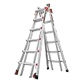 Little Giant Ladders, Velocity with Wheels, M26, 13-23 foot, Multi-Position Ladder, Aluminum, Type 1A, 300 lbs weight rating, (15426-001)