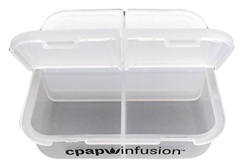 CPAP Infusion Adapter Replacement Refill Pads for Essential Oils - Includes A Storage Container for Up to 20 Refill Pads, 4 Blank Labels and Microfiber Absorbent Replacement Oil Pads (10 Refill Pads) - Thumbnail 5