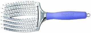 Olivia Garden Fingerbrush - Ionised Nylon Bristles - Large - Black