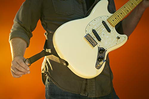 Levy's Leathers Right Height 2" Wide Jacquard Weave Guitar Strap With 60’S Style Hootenanny Yellow & White Floral Motif (Mrhht-13) #TOP3