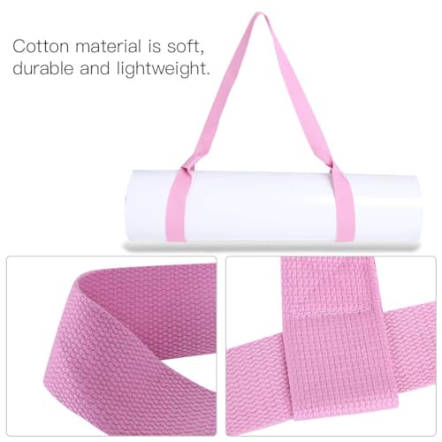 JEOZBM Alça de tapete de ioga, alça de transporte adaptável para ioga, tapete de ioga portátil, cord