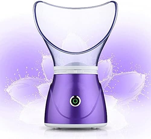 Facial Steamer,Nano Ionic Face Steamer for Home Facial,Face Sauna Spa Sinuses Moisturizing Cleansing Pores for for Women Moisturizing Home SPA (Blue) (Purple-1)