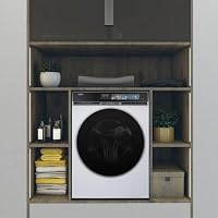 Haier Waschtrockner 8/5 kg (Waschen/Trocknen) I G9 Serie I A -45% (Waschen), UltraFresh, UltraSense, Automatik- und Expressprogramm, Vollwasserschutz, Hygiene-Technologien, Wi-Fi I HWD80-BP14687TU1 – Ansicht 2
