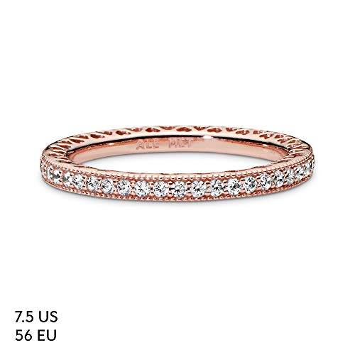 Pandora Hearts Of Pandora Ring, PANDORA Rose, Clear Cubic Zirconia, Size 7.5 by PANDORA - Image 6