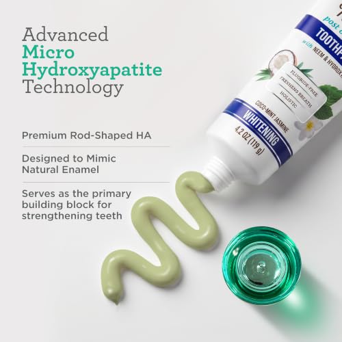 Image of GuruNanda Hydroxyapatite Toothpaste with Neem, SLS & Fluoride Free, 4.2oz