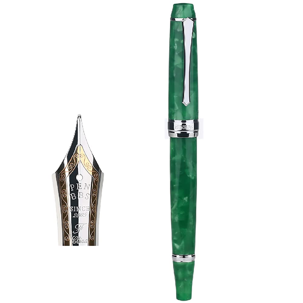 Amazon | PENBBS 456 真空充填万年筆 樹脂製 透明ボディ イリジウム