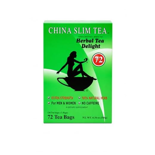 China Slim Tea Dieter's Delight 72 Tea Bags (NET WT 6.34 OZ (180 g) Made in USA