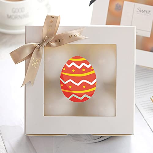 500 Pieces Easter Roll Stickers Eggs Labels Roll Self-Adhesive Decorative Stickers Egg Bunny Shaped Stickers For Easter Party Supplies, Envelopes, Diy, Cards, Gift Bags, Parties Presents #TOP4