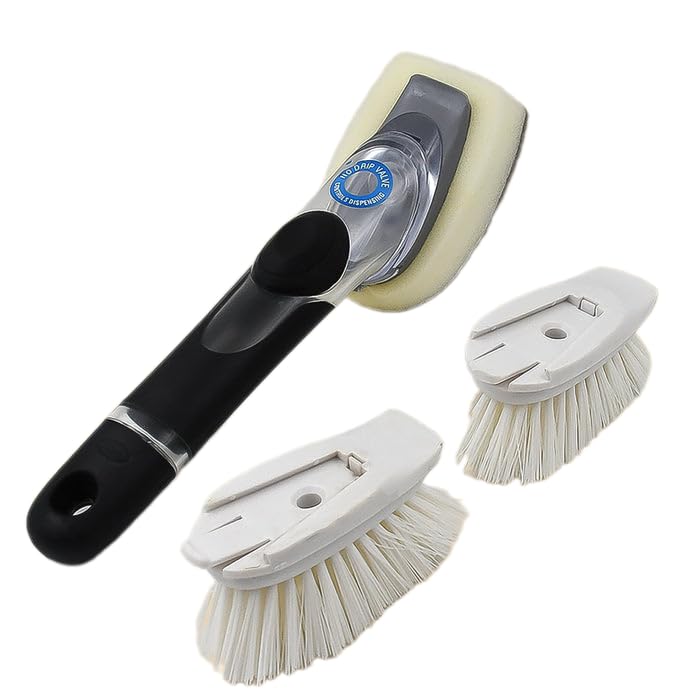 Multipurpose Cleaning Brush, Utensil & Dish Scrubber with Soap Dispenser, Soap Dispensing Dish Brush Set, Kitchen Cleaning Scrub, Design,Durable & Smooth Body Sink Dish Washing. Easy-to-Fill & Handle (B0DHPQJV4M) Amazon Price History, Amazon Price Tracker