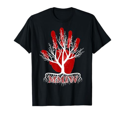 MMIW Hand Red Missing and Murdered Indigenous Women T-Shirt