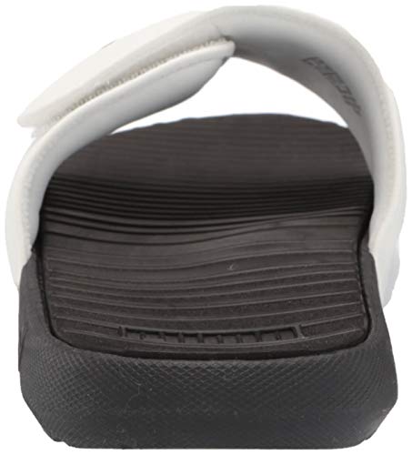 PUMA PUMA Men's Cool Cat Hook & Loop Slide Sandal, Black White Black, 12