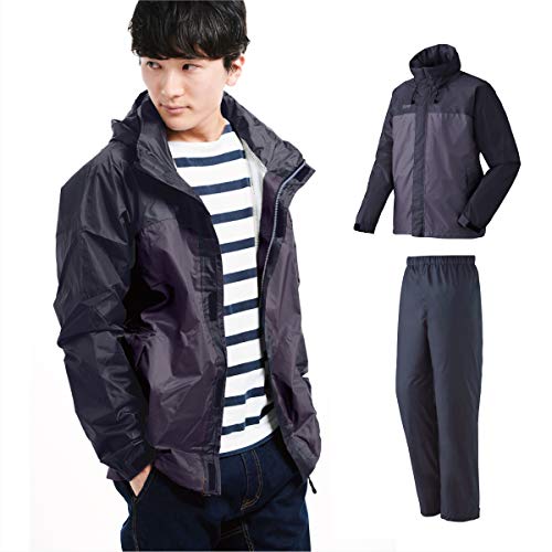 リプナー(LIPNER) LVS透湿レインスーツ チェスター 28654253 チャコール M 2枚目