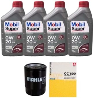 Kit 4 Litros De Oleo Ow20 + Filtro Honda City 1.5 2015-2023