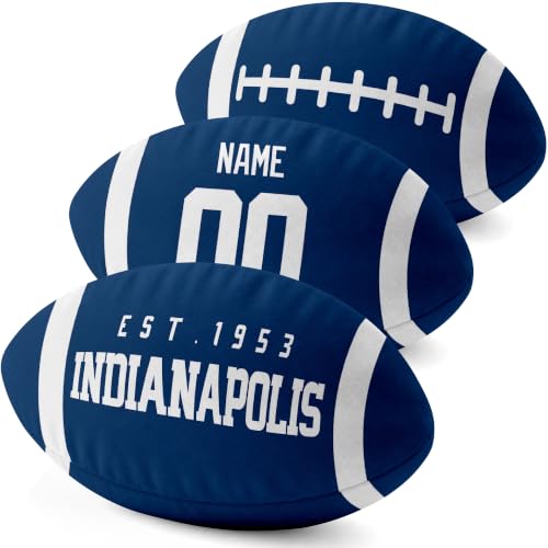 Image of ANTKING Indianapolis Throw Pillow Custom Name Number for Men Boy Gifts | Personalized Gift for Youth for Birthday Christmas