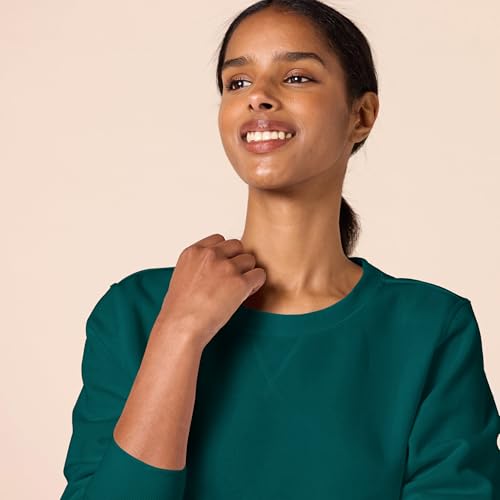 Image of Amazon Essentials Women's Fleece Crewneck Long Sleeve Pullover Sweatshirt (Available in Plus Size)
