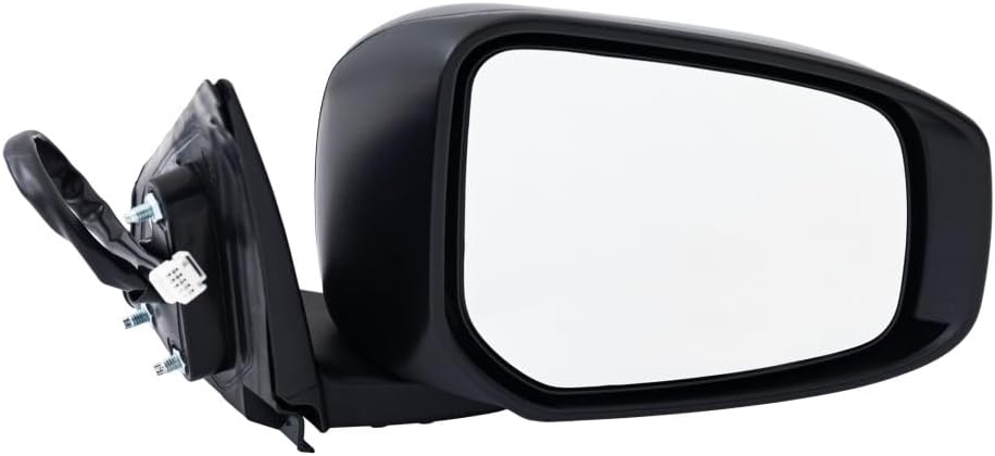 KarParts360 For Mitsubishi Lancer 2015 2016 2017 Door Mirror Passenger Side Power | Paintable | Manual Folding | Heated | With Signal Light | Excluded Memory | Replacement For MI1321144 | 7632C368-PFM