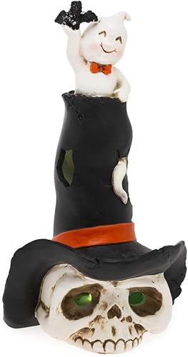 Miniatura 2 de Boston International Figuras decorativas de mesa, juego de 3, sombreros de Halloween con luces LED