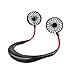 Produktbild RANSENERS Ventilator, USB Mini Hals Ventilator, um die Hände frei zu halten, Frei die Richtung anzupassen, Geeignet zum Joggen, adfahren, Outdoor, Arbeiten, Reisen