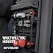 Center Console MOLLE Tech Plate Kit – Large – Universal Mounting Panel for Vehicle Organization