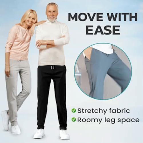 Palcomfy Pants for Men, Palcomfy Glide Pants, Glidepants - Unisex Quick Dry Pull-On Stretch Pants for Seniors Men4