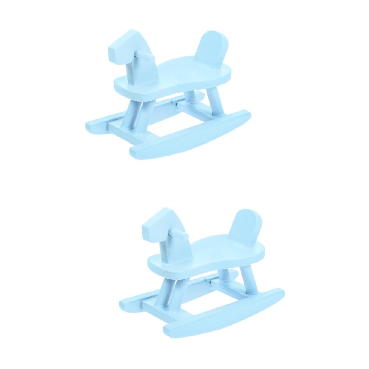 Amazon.co.jp: Toyvian 2個 ミニチュア ドールハウス家具モデル 馬の 