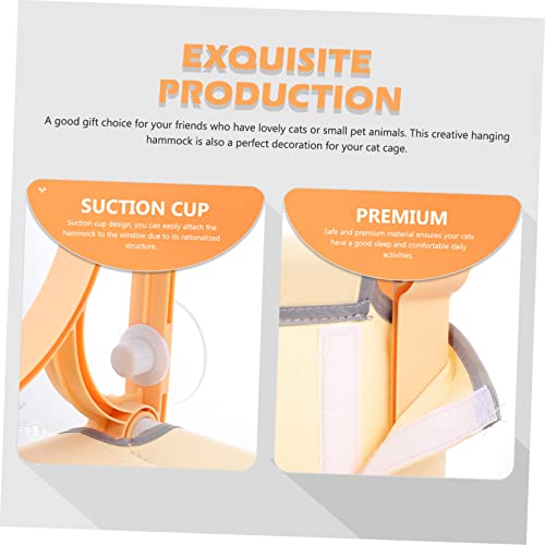 VANZACK Espreguiçadeira Para Gatos Cama Para Gatos Montada Na Janela Ventosa Prateleira De Descanso