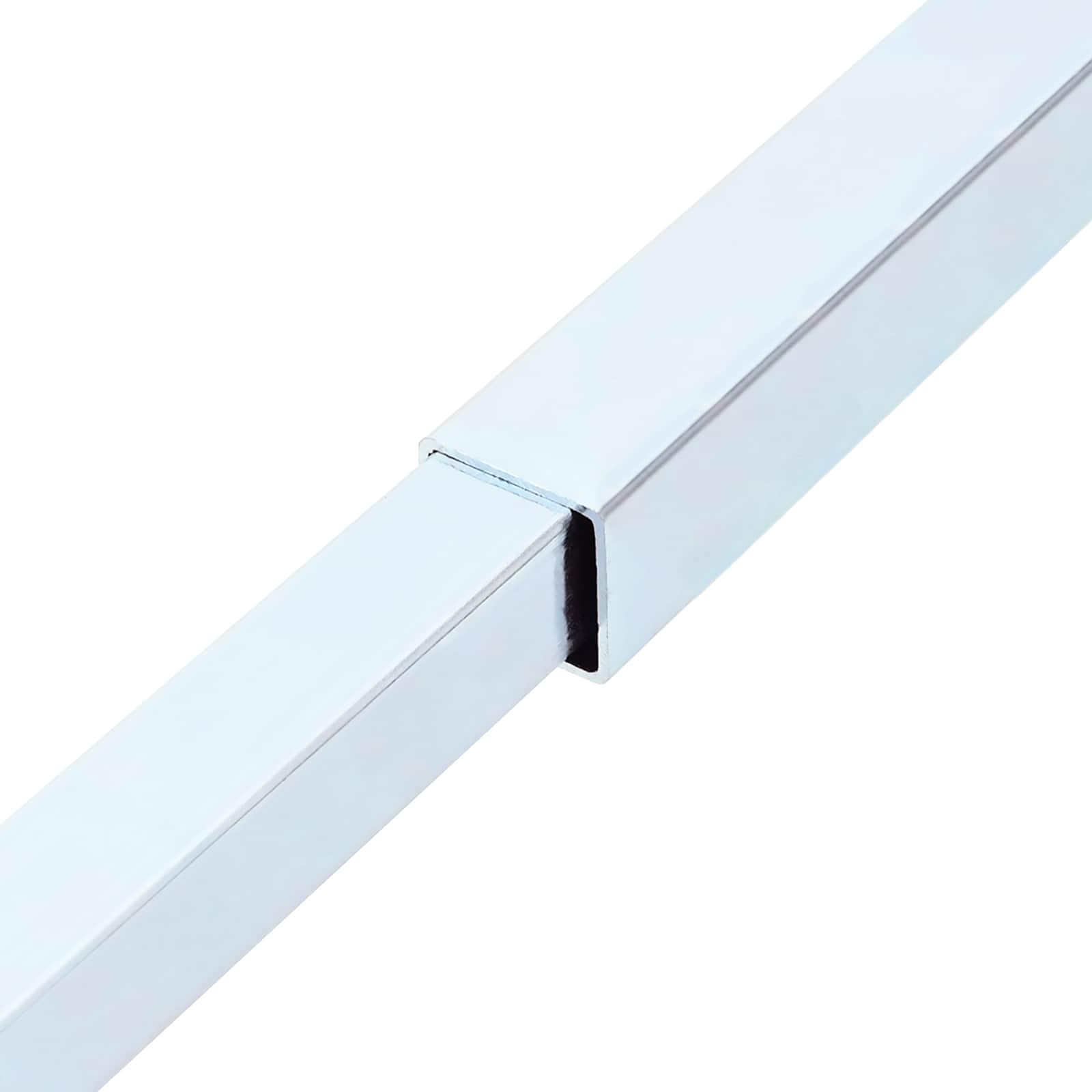 6 vigas de seguridad ajustables de acero plateado para ventana de 710 a 1200 mm, para ventanas de madera, plástico, aluminio, ideal para protección contra robos y protección térmica
