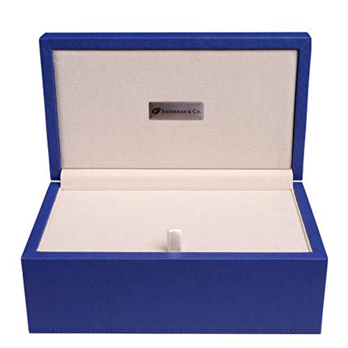 Double 9 Large Black Domino Set - Estuche azul miniatura 3