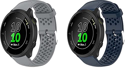 Classicase ���v�o���h �R���p�`�u�� Garmin Forerunner 158 / Forerunner 55 �o���h, �V���J�Q���o���h �����o���h�_�炩�^���^ (Pattern 4+Pattern 5)