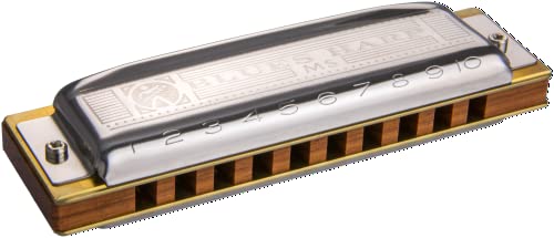 Hohner Armonica A Bocca Blues Harp Ms, C/G/A, Confezione Da
